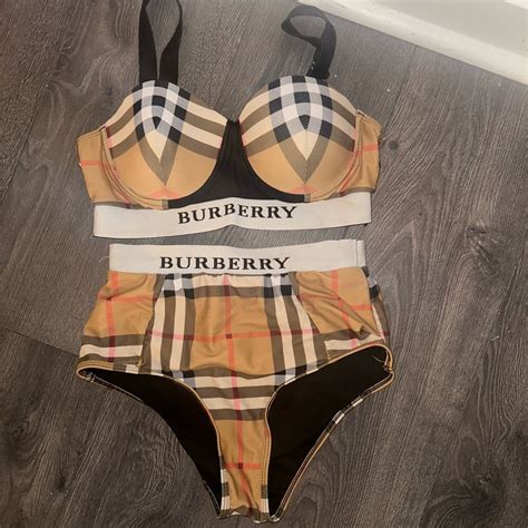 burberry 2 piece swimsuit|white burberry bikini.